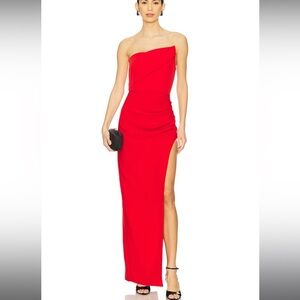 NBD Maxi Dress in Red XXS